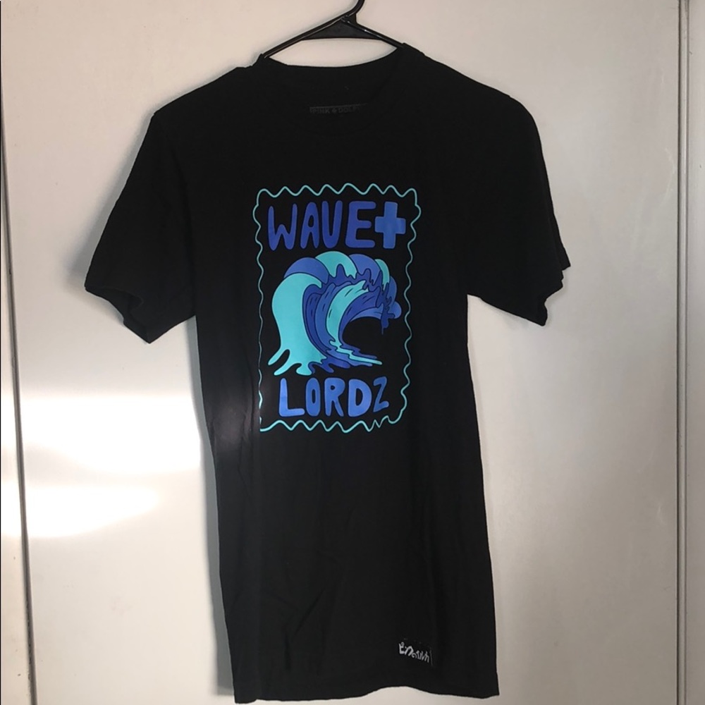 Pink Dolphin Waves tee